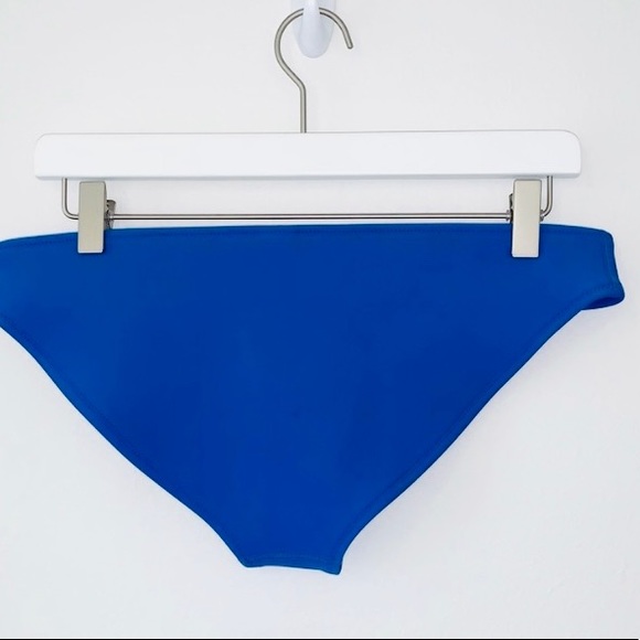 New TRIANGL Swimwear Blue Neoprene Bikini Bottom  M - Picture 5 of 6